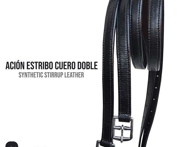 ACIÓN ESTRIBO CUERO DOBLE AZS-24