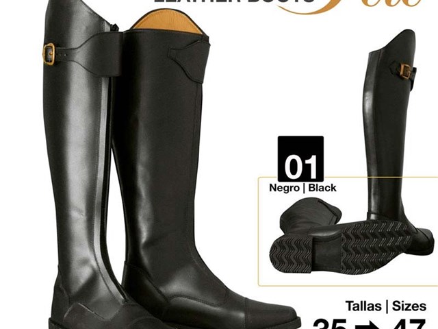  BOTA MONTAR POLO NEGRO