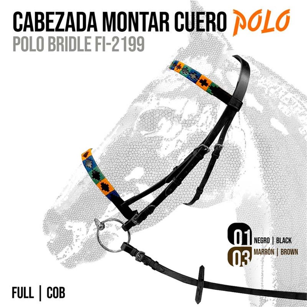 Foto 1 CABEZADA MONTAR CUERO POLO