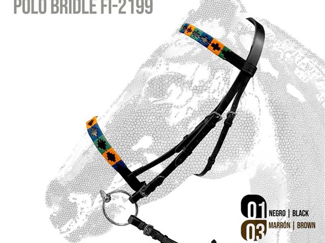 CABEZADA MONTAR CUERO POLO