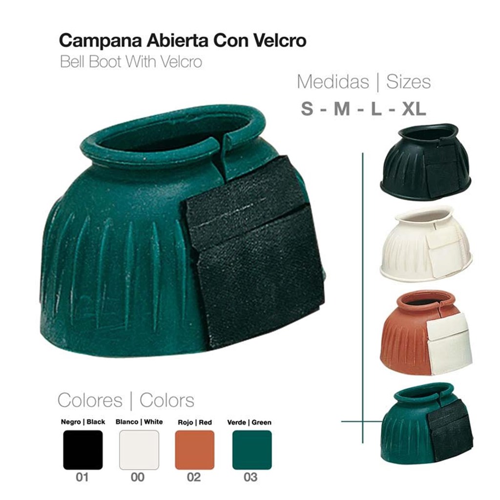 Foto 1 CAMPANA ABIERTA CON VELCRO