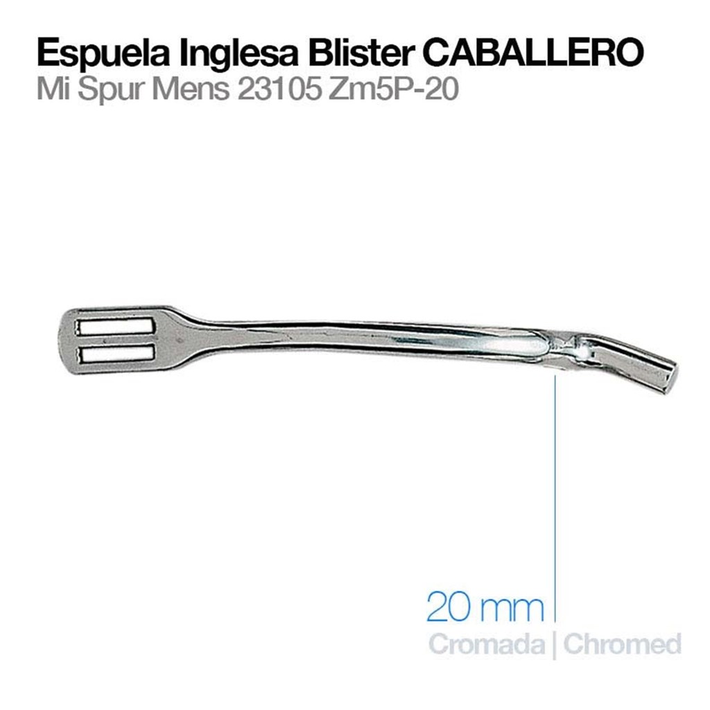 Foto 1 ESPUELA INGLESA BLISTER CABALLERO