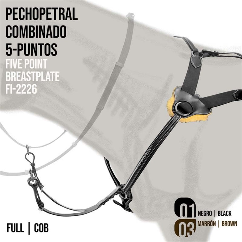 Foto 1 PECHOPETRAL COMBINADO 5-PUNTOS