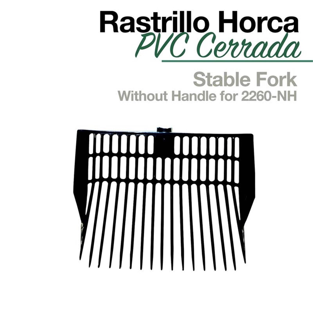 Foto 1 RASTRILLO HORCA PVC CERRADA