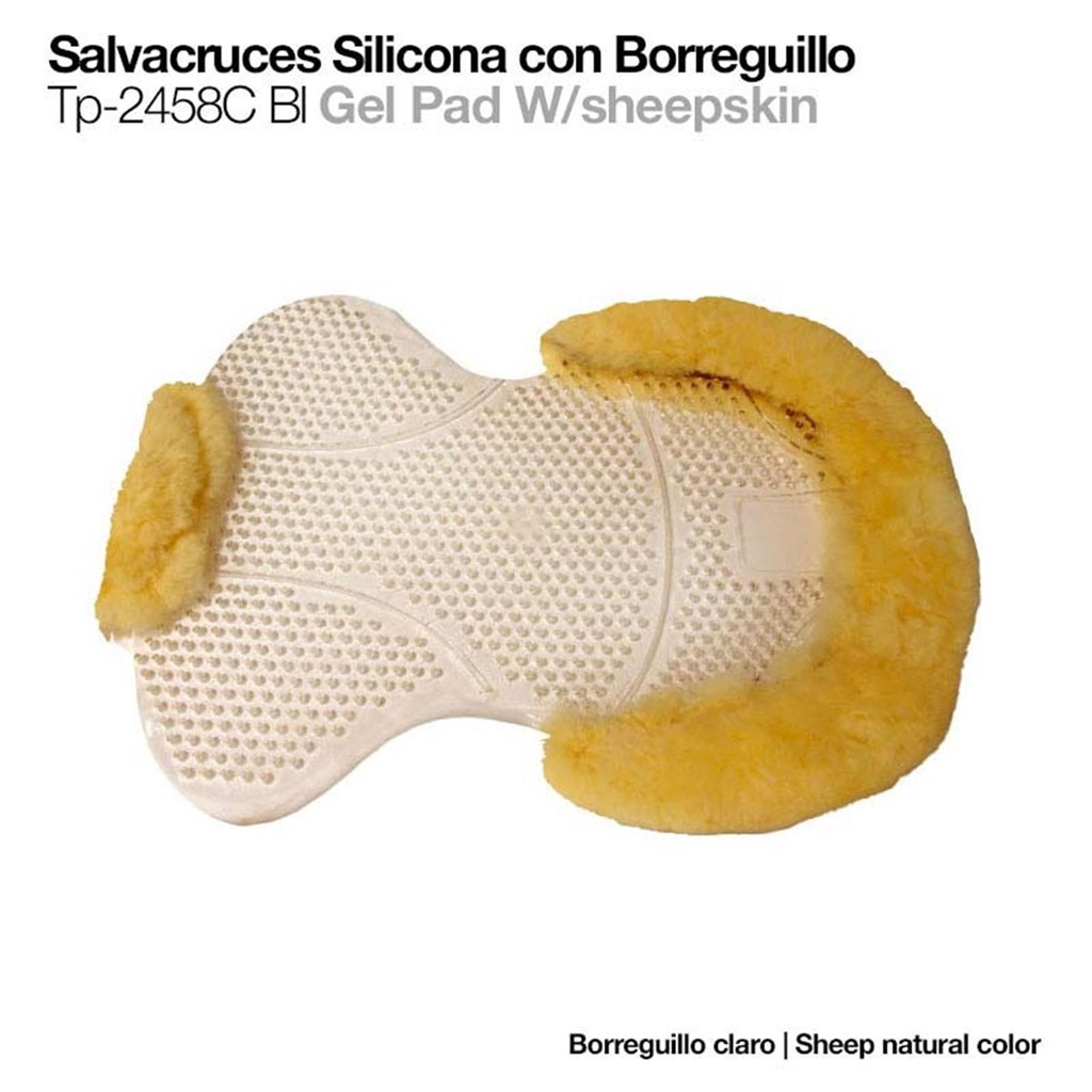 Foto 1 SALVACRUCES SILICONA CON BORREGUILLO TP-2458C BLANCO